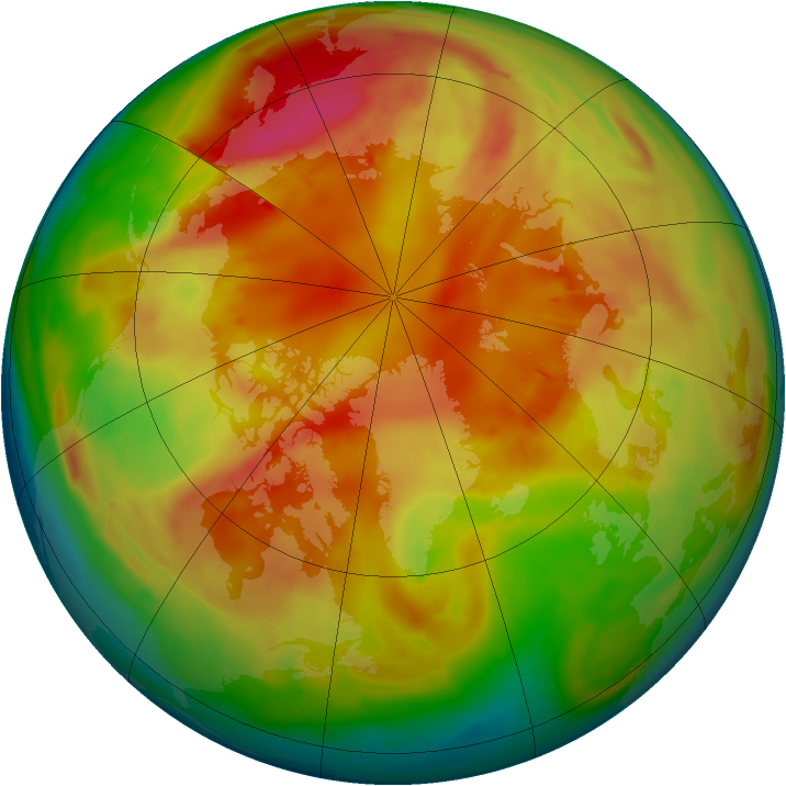 Arctic ozone map for 26 February 2009
